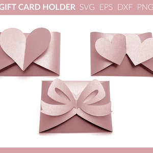 Porta Gift Card di San Valentino, Porta Gift Card di San Valentino svg, Confezione Regalo svg, Porta Gift Card di San Valentino Cricut Silhouette