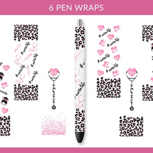 Nurse Pen Wrap, Pen Wrap svg, Nurse Life Pen Wrap, Pen Wrap png, Pen Wraps Waterslides, Nurse Epoxy Pen, Medical Pen Wrap, Nursing Pen Wrap