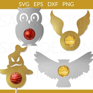 Magic Lollipop Holder svg, Magic Chocolate Holder svg, Harry Lollipop Holder svg, Wizard Chocolate svg, Holder Cut File Cricut Silhouette