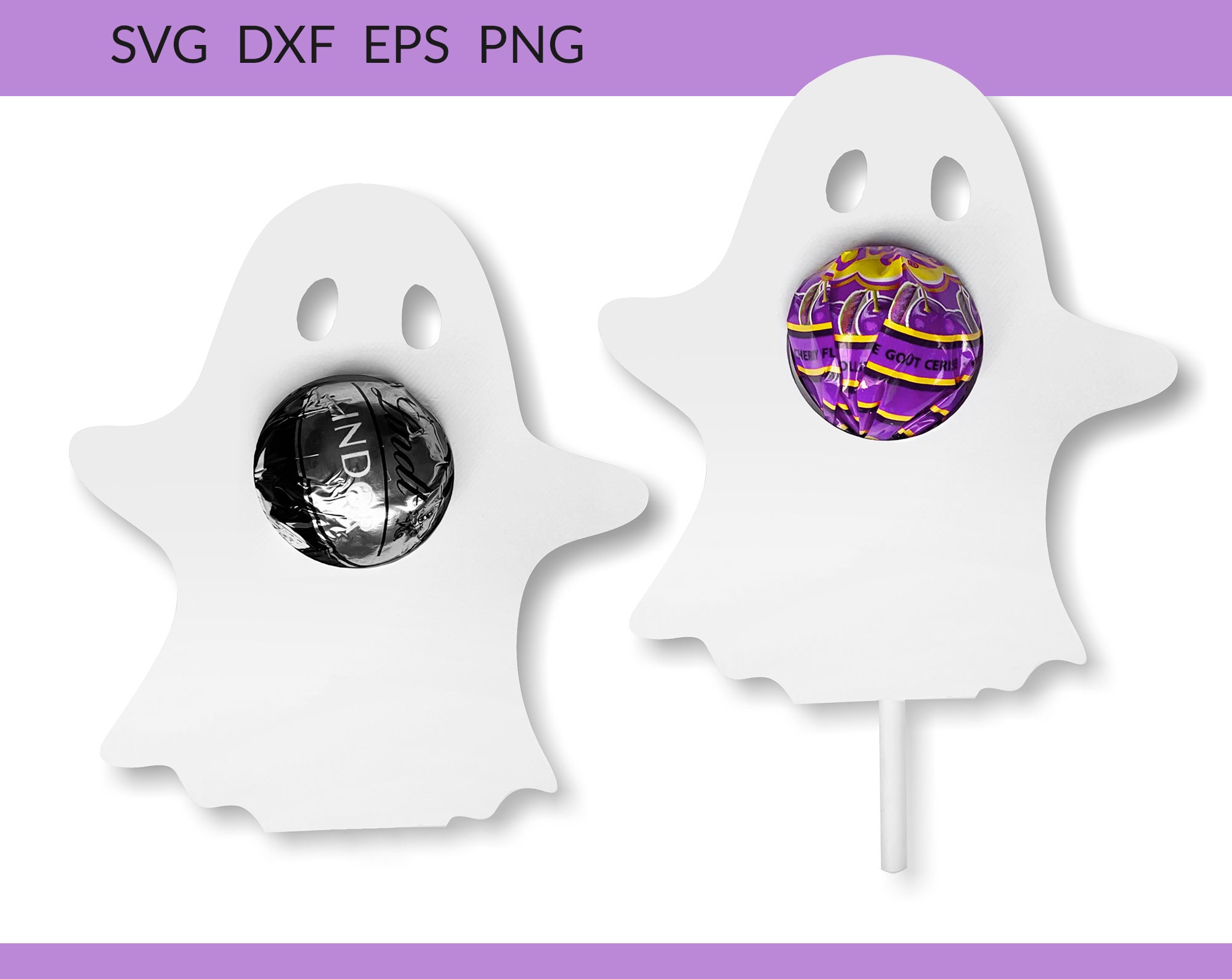 Ghost Chocolate Lollipop Holder Halloween Chocolate Holder Etsy