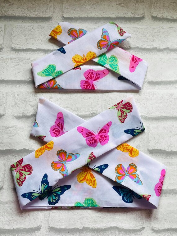 Beautiful Butterfly Headband/rainbow Headband/colourful 