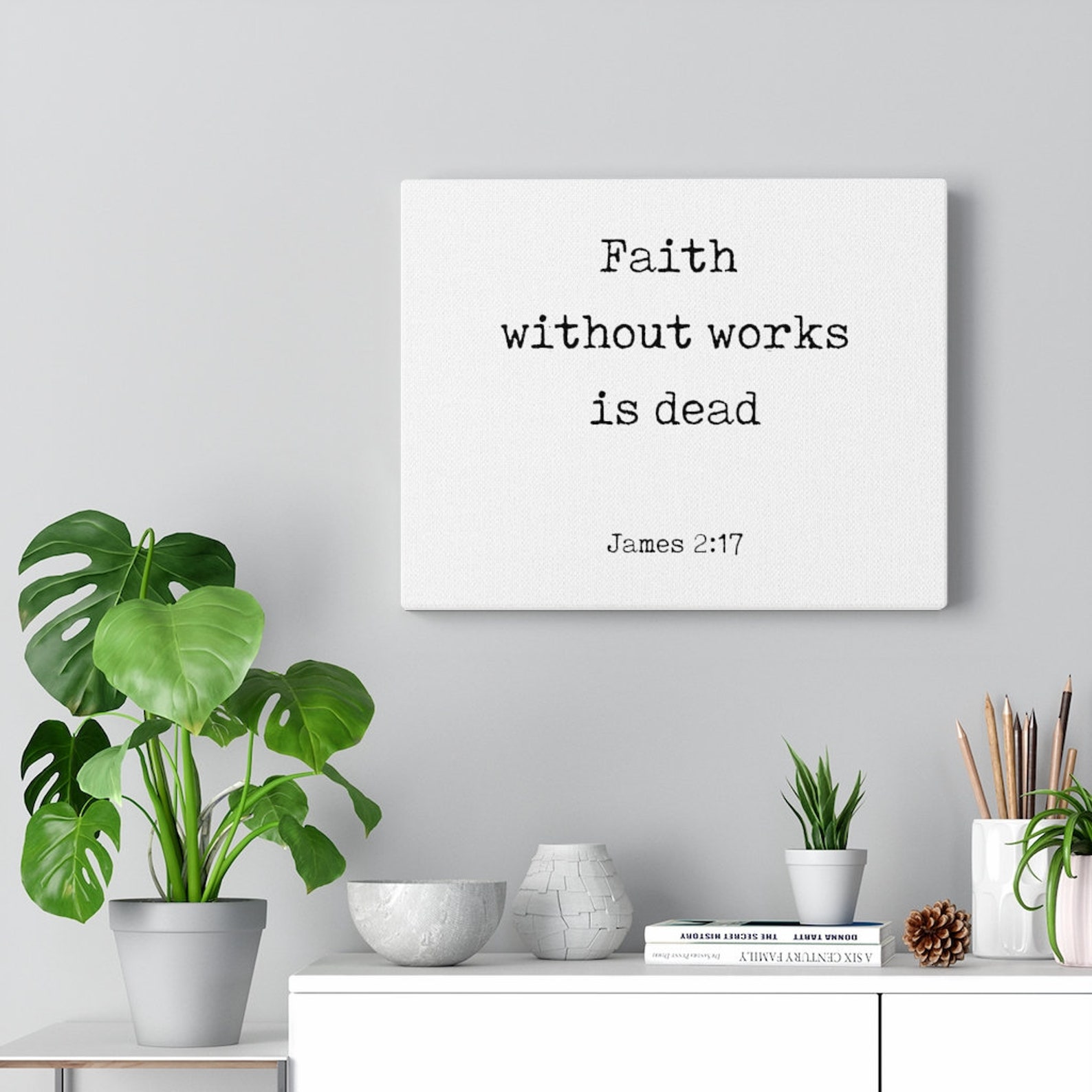 James 2:17 faith Without Works is Dead Bible - Etsy