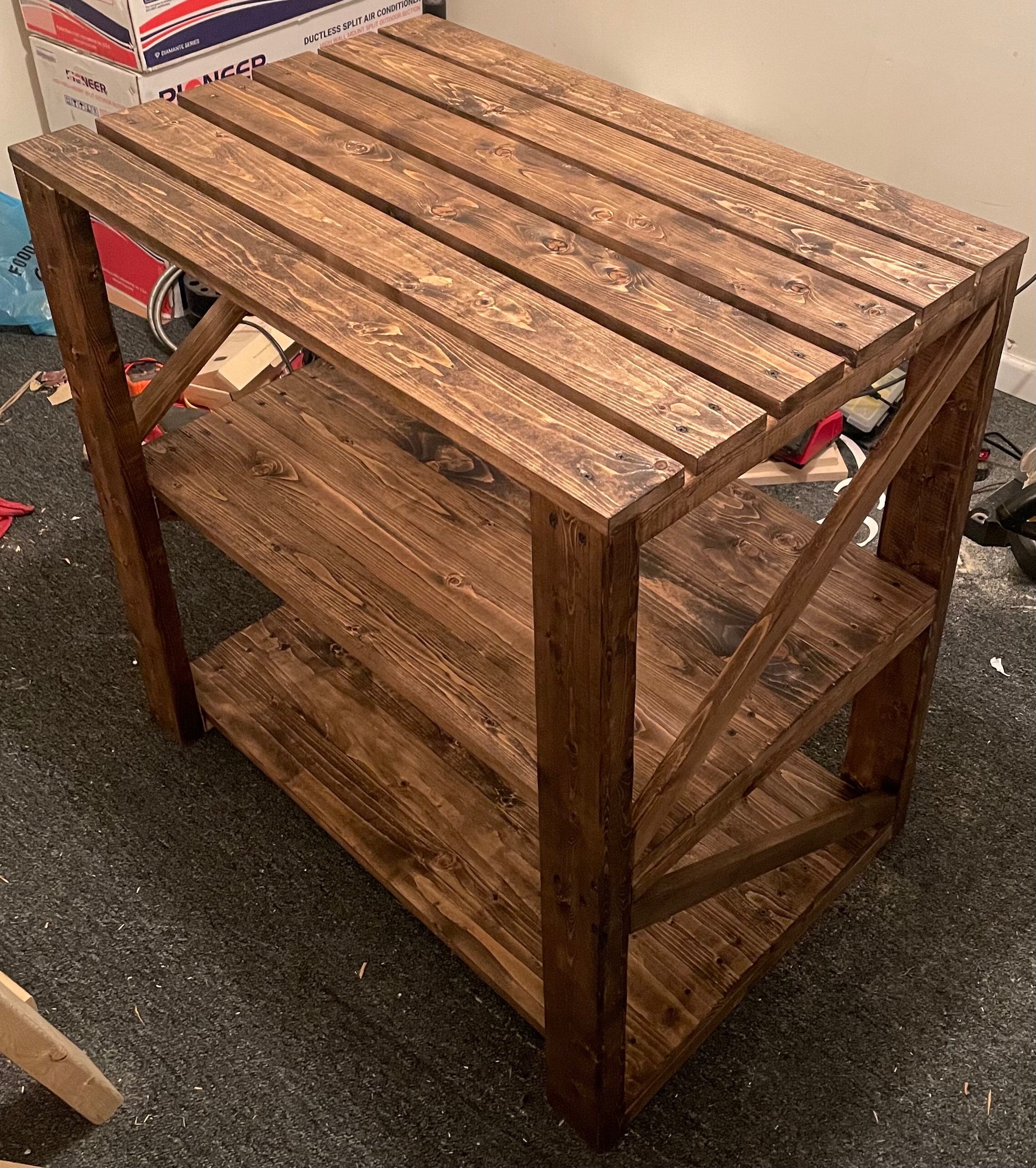 Soporte de TV con almacenamiento | Etsy