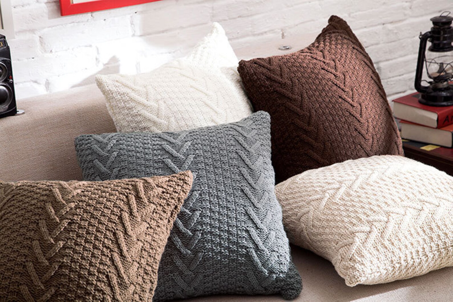 Handmade Pillow Covers 18 X 18 wool Knitted invisible Etsy