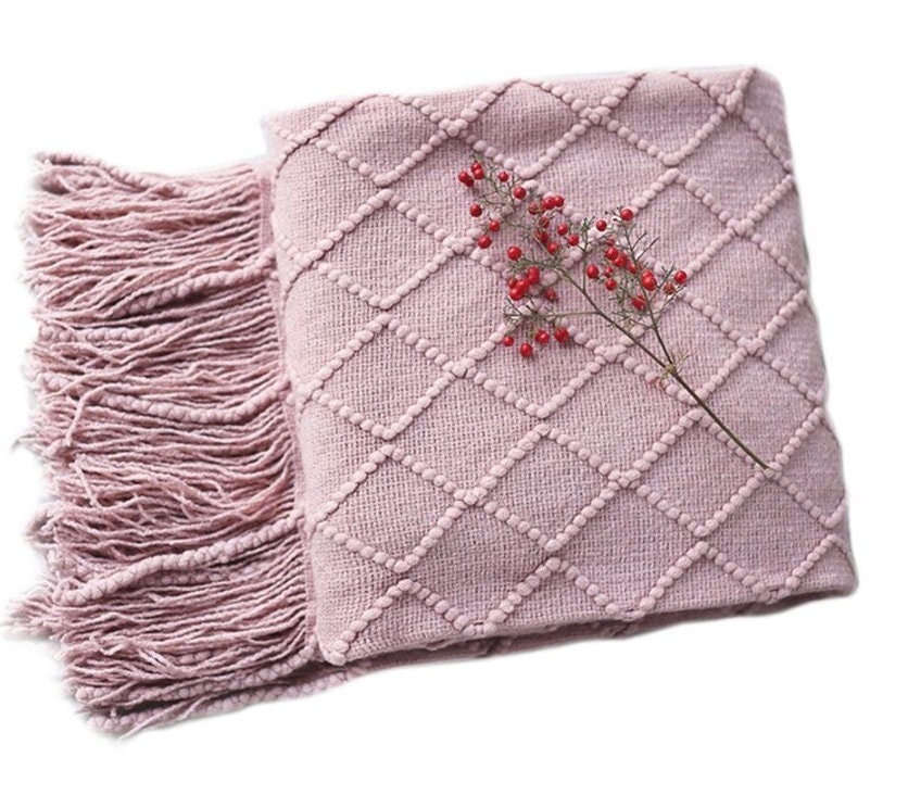 Handmade Throw Blanket 50 X 60in Soft Decorative Knitted Etsy