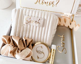 Elegant Bridesmaid Gift Box Will You Be My Bridesmaid Maid of Honor Matron of Honor Personalized Bridesmaid Gift Box Set Bridesmaid Proposal