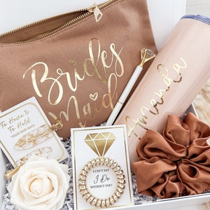 Bridesmaid Proposal Gift Box Will You Be My Bridesmaid Personalized Gift Box Set Matron of Honor Maid of Honor Proposal Box Bridesmaid gifts