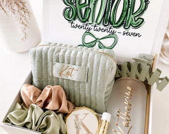 Senior 2027 Gift Box for Her Personalized Gift Box Set Class of 2027 Congratulations High School Senior Gift for Women Care Package HS Grad