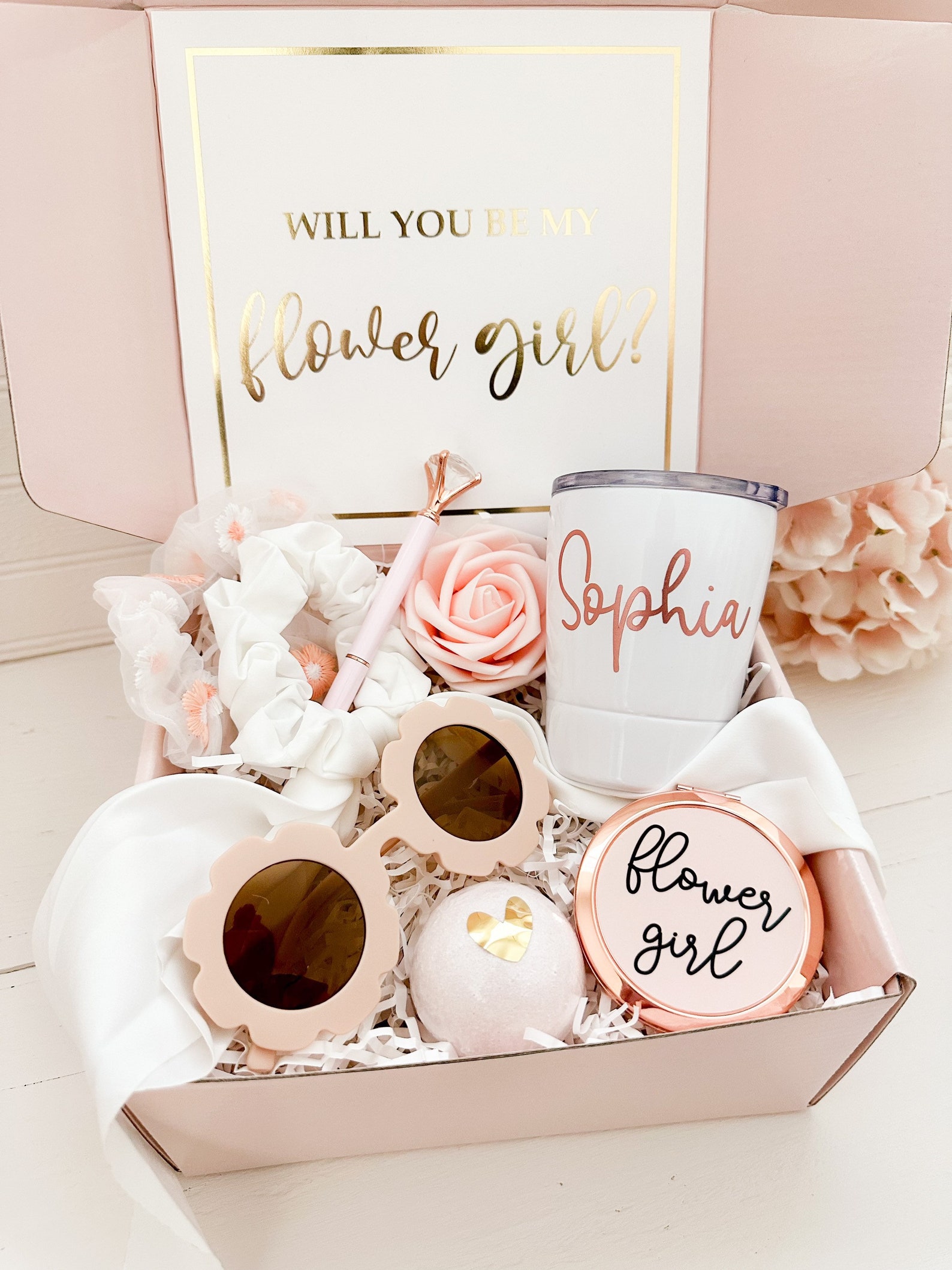 Flower Girl Gift Set Flower Girl Proposal Flower Girl Etsy