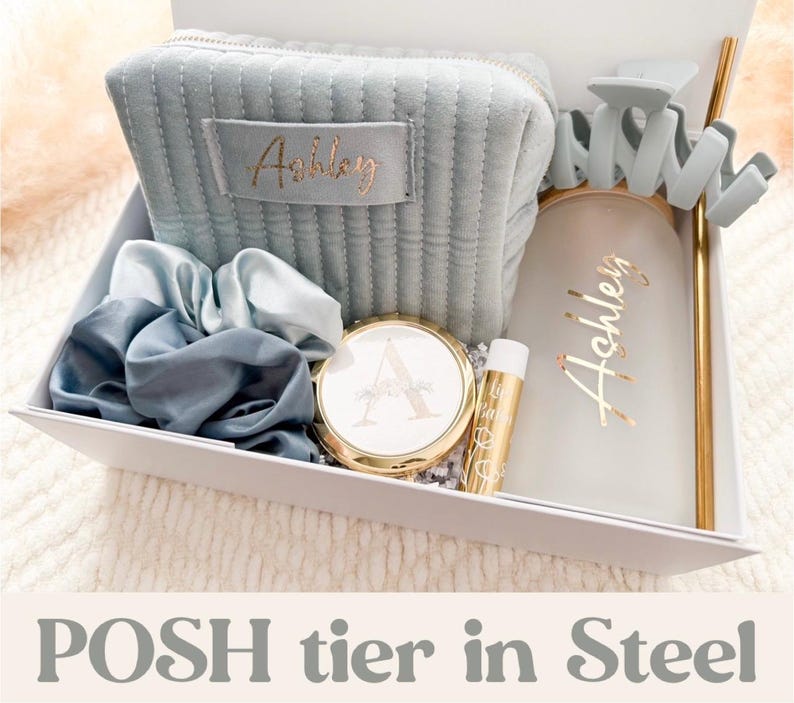 Elegant Bridesmaid Gift Box Will You Be My Bridesmaid Maid of Honor Matron of Honor Personalized Bridesmaid Gift Box Set Bridesmaid Proposal image 7
