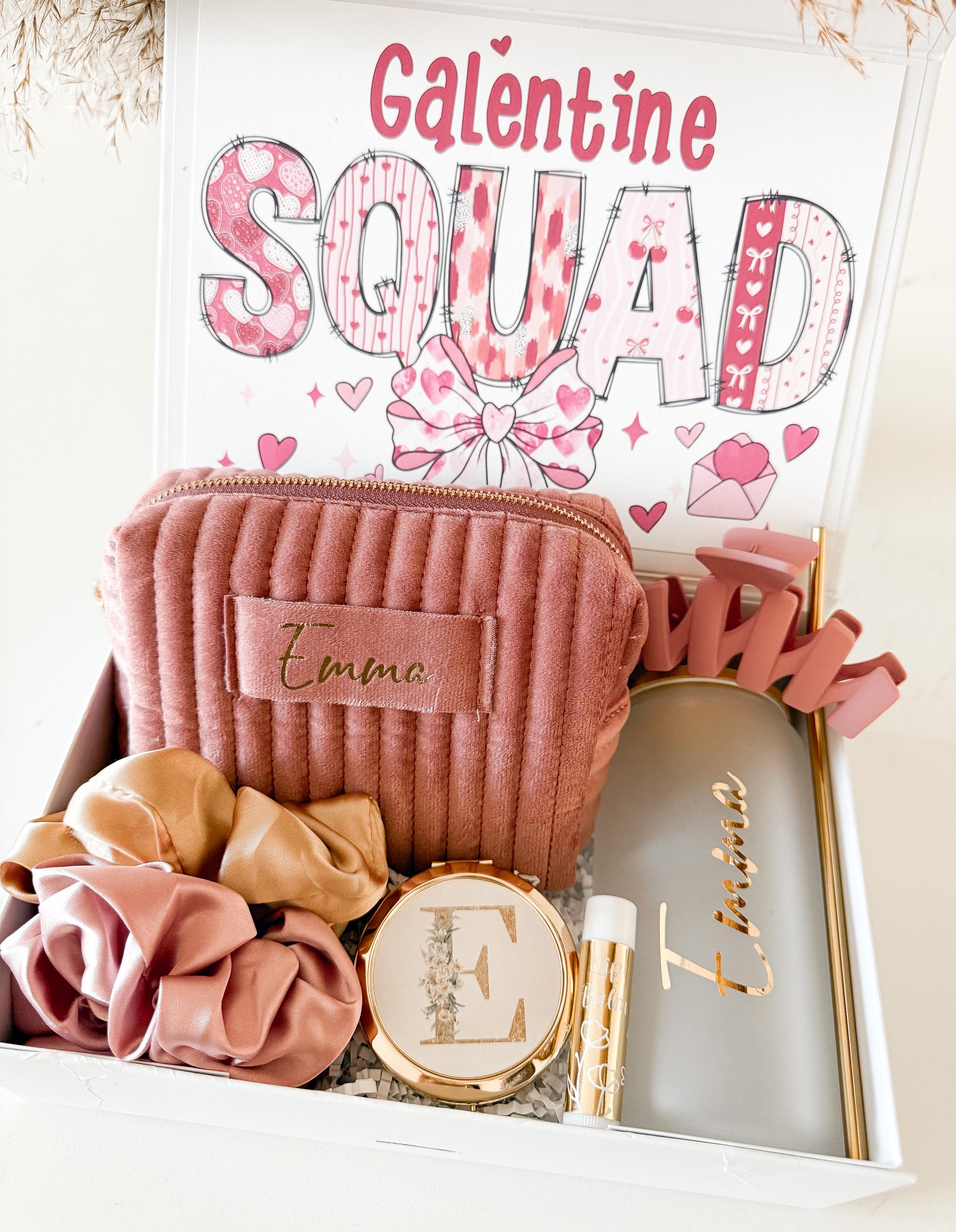 Elegant Valentines Day Gift Box, Personalized Valentines Gift Box