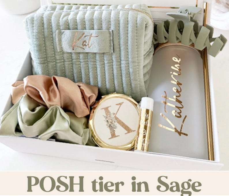 Elegant Bridesmaid Gift Box Will You Be My Bridesmaid Maid of Honor Matron of Honor Personalized Bridesmaid Gift Box Set Bridesmaid Proposal image 10