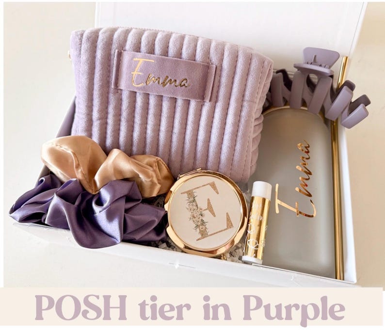Elegant Bridesmaid Gift Box Will You Be My Bridesmaid Maid of Honor Matron of Honor Personalized Bridesmaid Gift Box Set Bridesmaid Proposal image 5