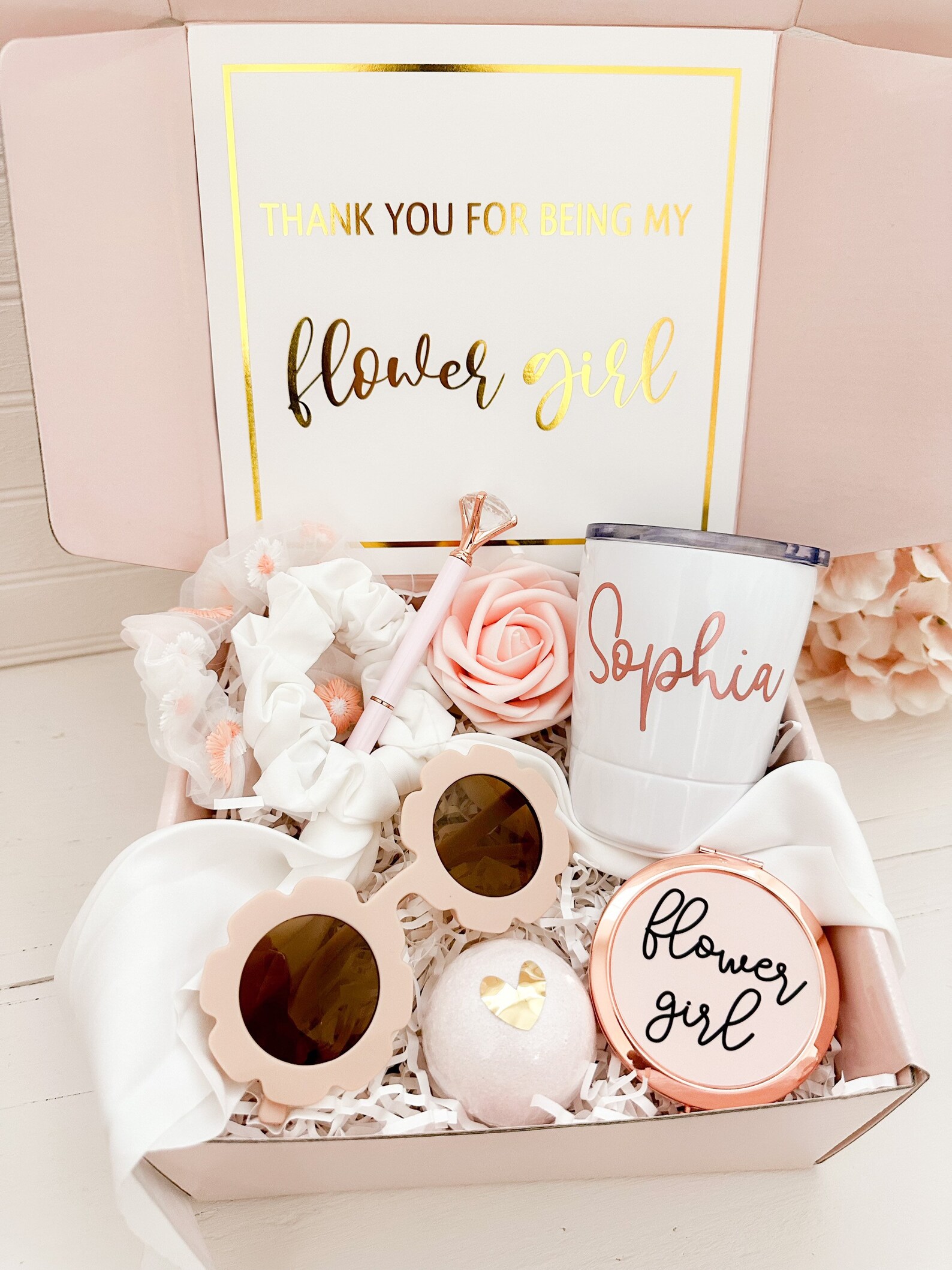 Flower Girl Gift Set Flower Girl Proposal Flower Girl Etsy