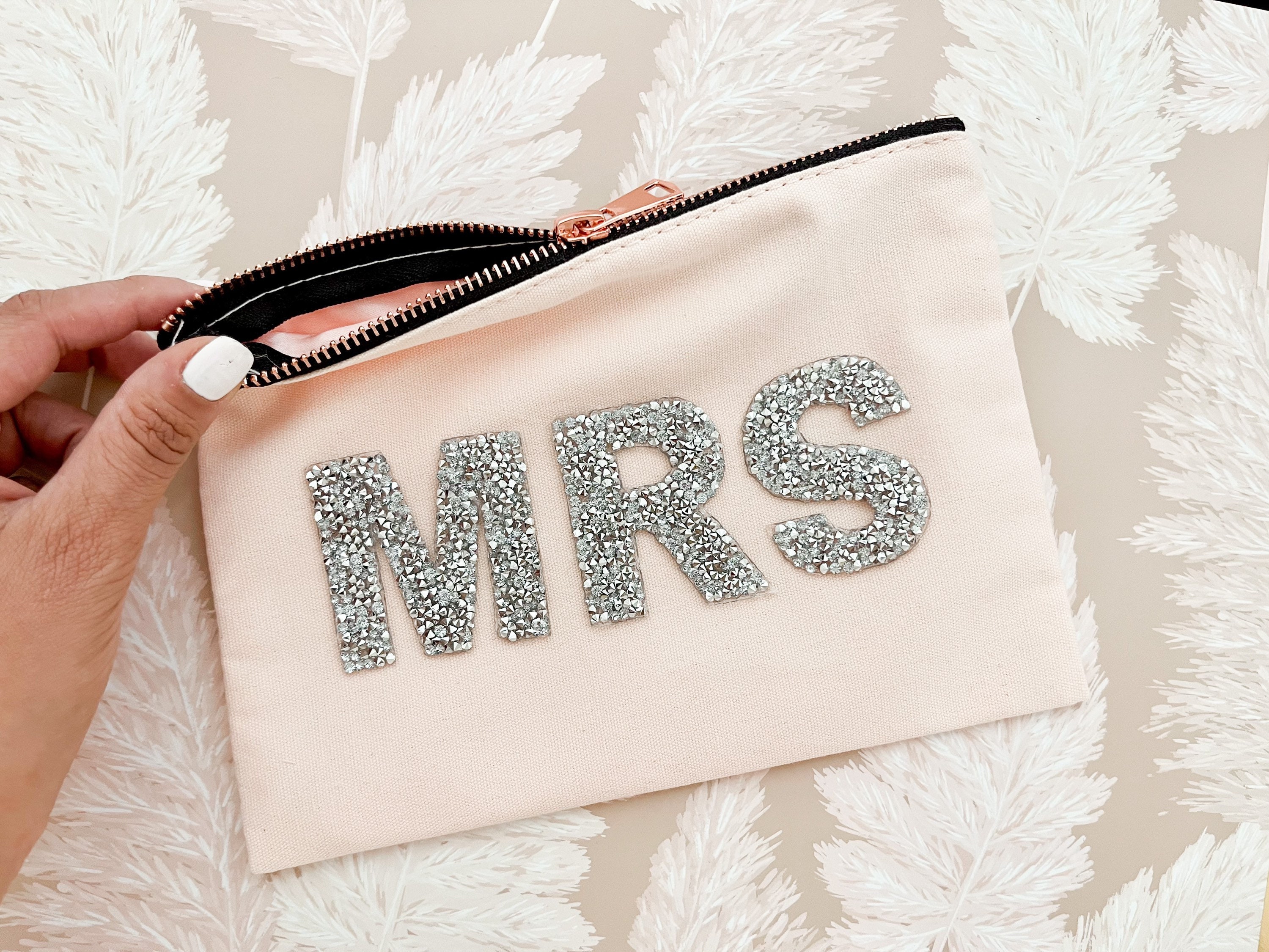MRS Makeup Bag Bride to Be Cosmetic Bags Engagement Gifts Etsy