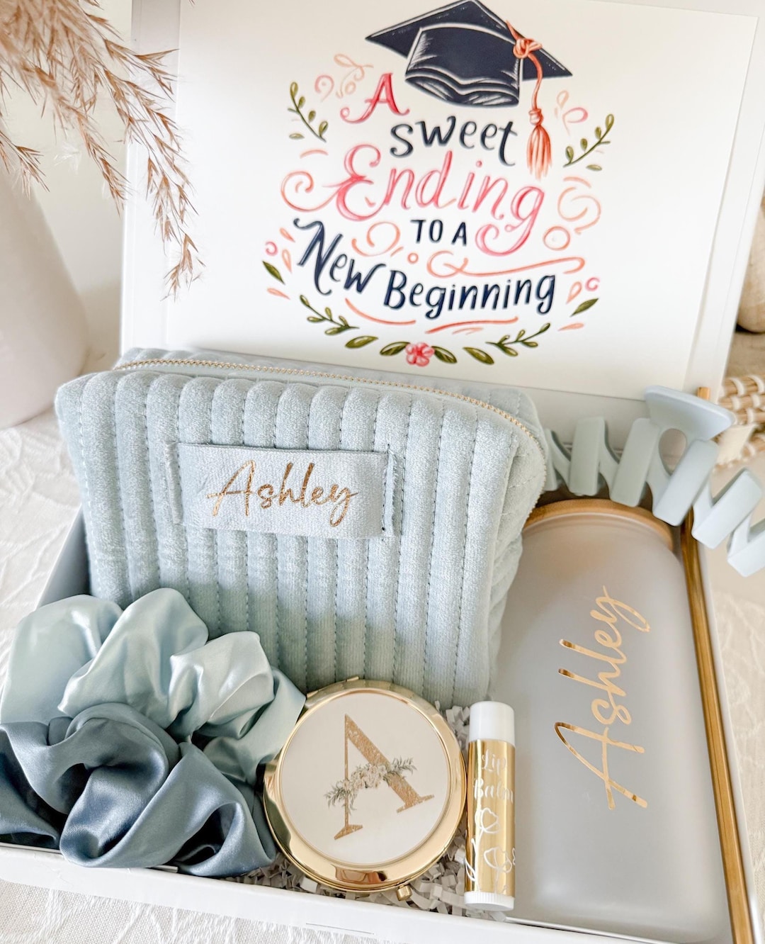 Graduation Gift Box for Her Personalized Graduation Gift Box Set