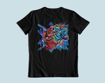 Tiger Shirt, Animal Shirt, Big Cat Shirt, Wildlife Tee, Wild Tiger,  Animal Lover T-Shirt, Tiger Lover Gift, Nature Lover Shirt, Tiger Tee