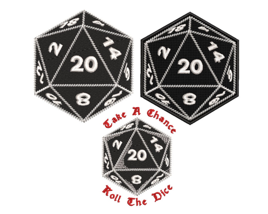 D20 Embroidery Set of Three Digital Download Machine - Etsy