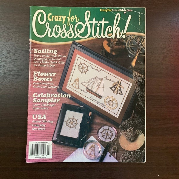 Crazy for Cross Stitch Magazine - July 2002