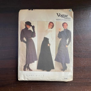 Vogue Patterns 1239 Perry Ellis size 10