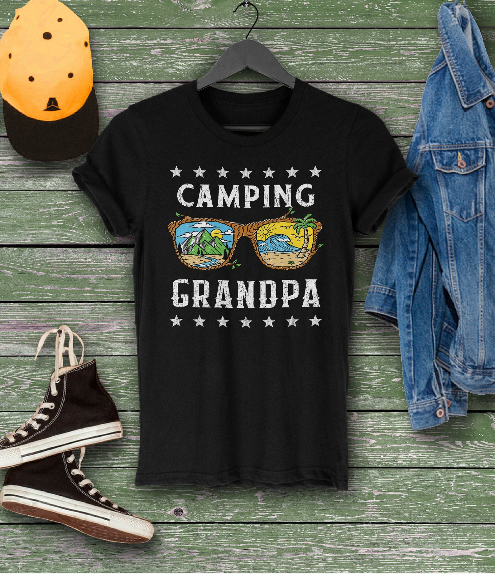Camping Grandpa Shirt Camp Grandpa Shirt Grandpa Funny Camp | Etsy