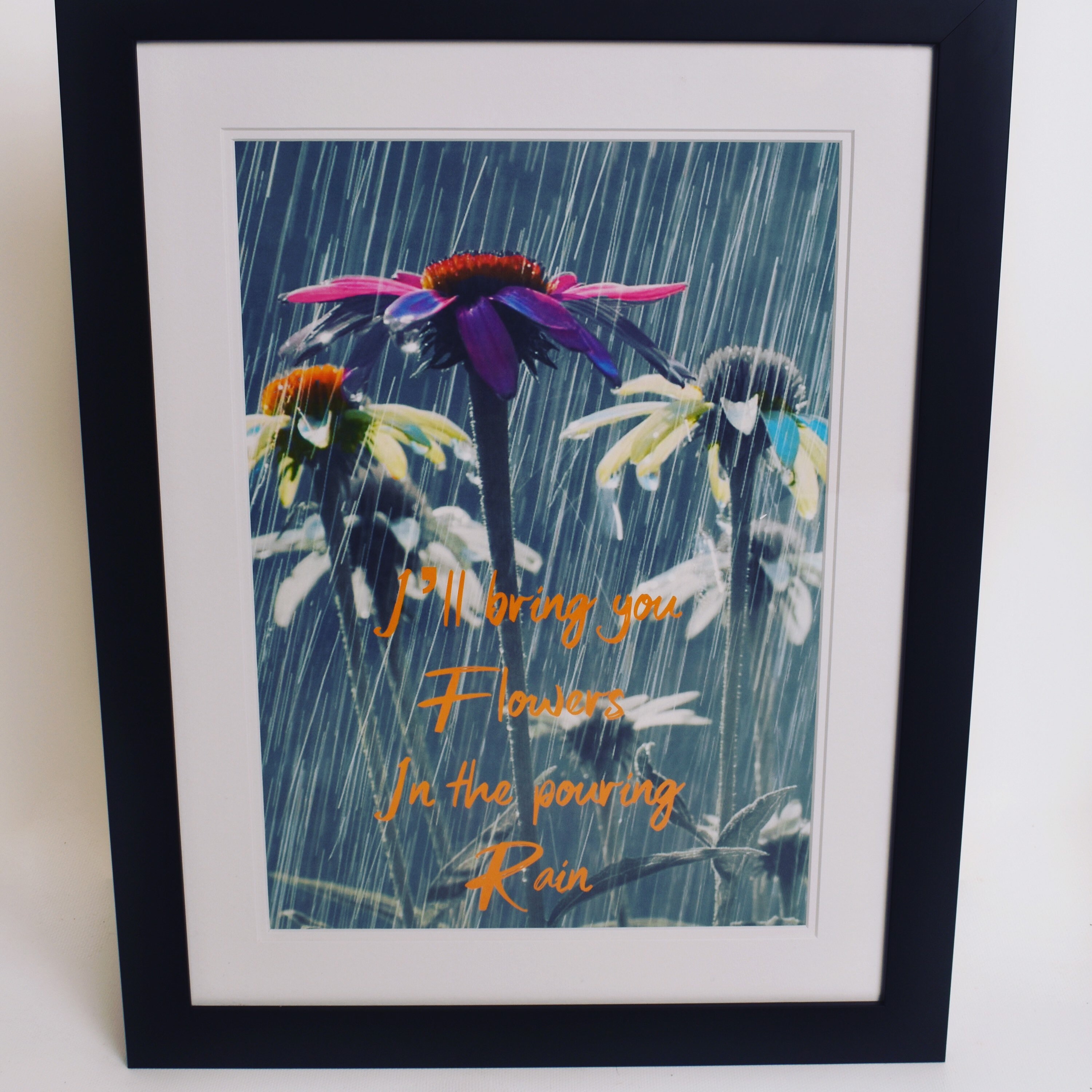 Sweet Female Attitude Ill bring you flowers in the pouring Etsy