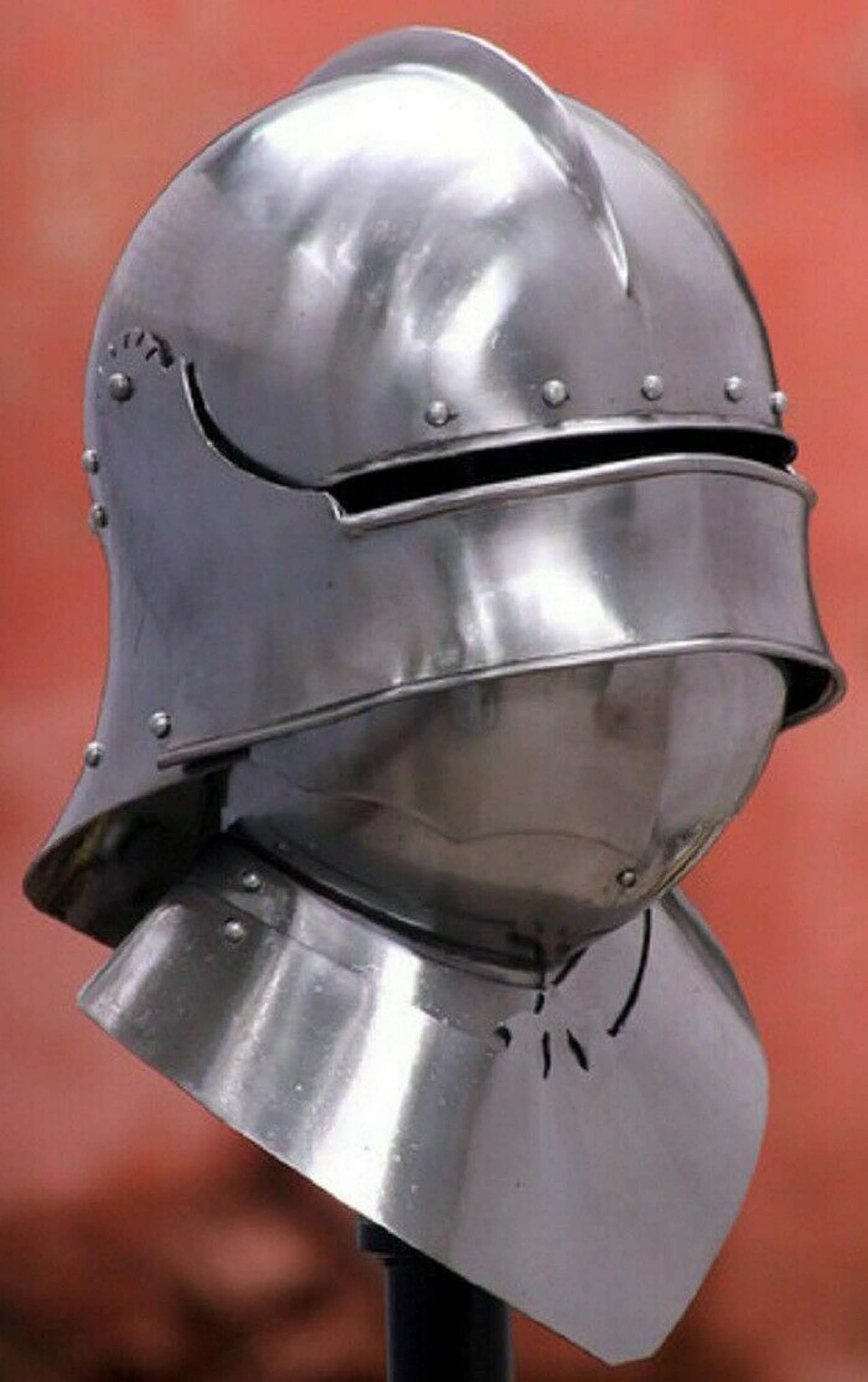 Medieval Visor Helmet Medieval Tournament Close helmet | Etsy