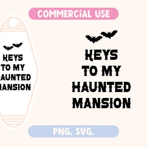 Halloween Motel keychain SVG | SVG files for cricut | Hotel Keychain svg | Cute Car decal | Funny Keychain | Aesthetic keychain