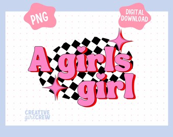 Trendy Y2K girls girl PNG File, sublimation png design, Trendy T-shirt, Groovy Retro Aesthetic, Retro Clip Art, mental health png