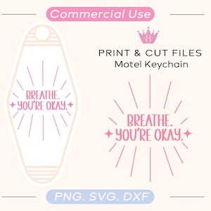Estás bien Llavero de motel SVG / Archivos SVG para cricut / Llavero de motel SVG / Llavero de hotel svg / Calcomanía de coche lindo / Salud mental svg