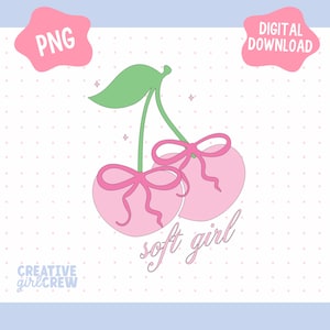 PNG-bestand met coquette-kersen: striksublimatieontwerp (commercieel gebruik)