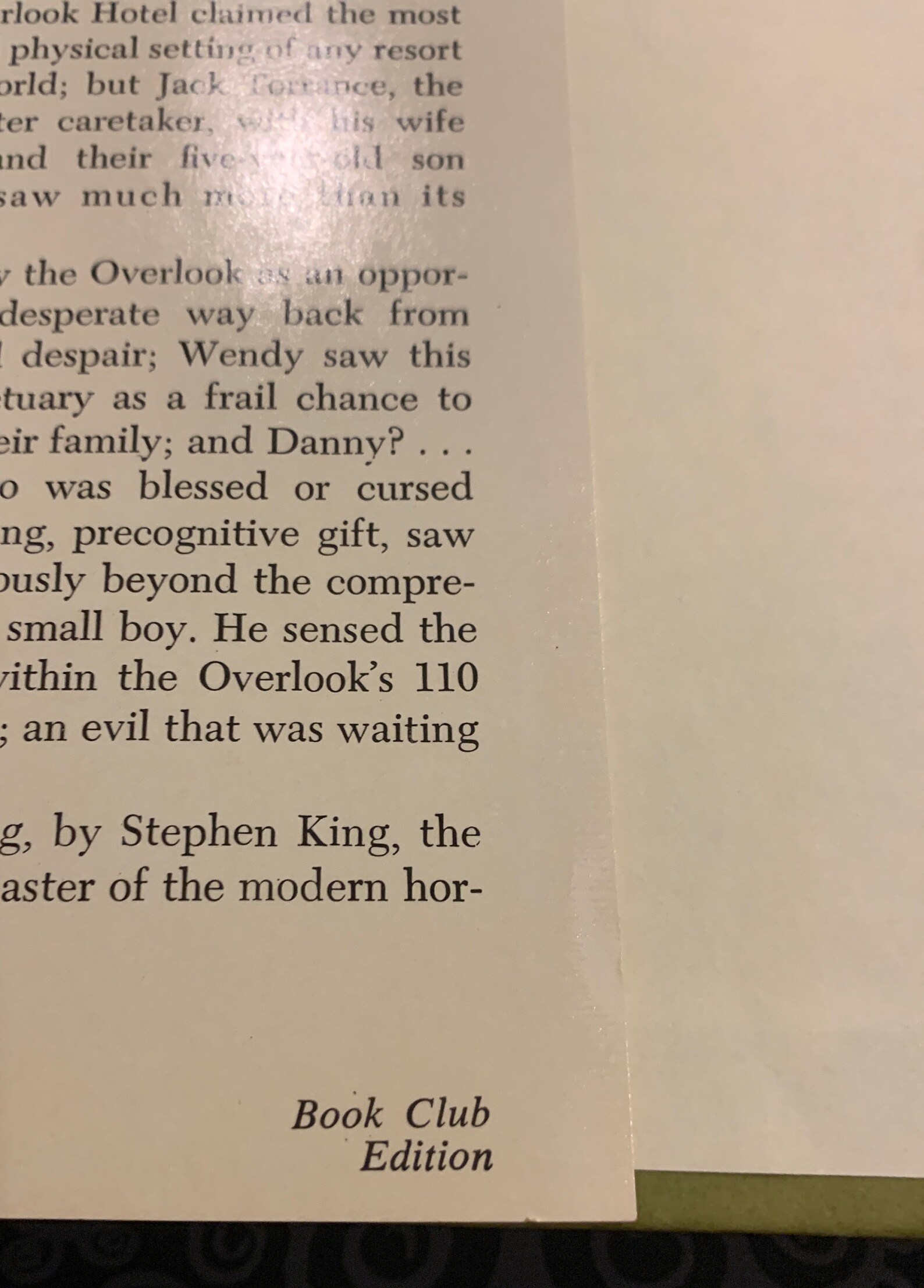 the shining book club edition the shining book club edition