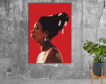 Mounted Canvas Nina Simone