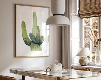 Saguaro Cactus Watercolor Print | Wall Art | Home Décor | Original Painting