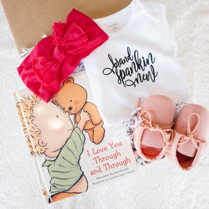 New Baby Girl Gift Box, Baby Shower Gift, Baby Girl Gift Set, New Baby Gift