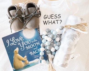 Baby Boy Gift Box, New Baby Gift Set, Shower Gift, Pregnancy Gift Bundle