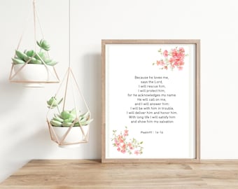 Psalm91 Weil er mich liebt, spricht der Herr, ich will ihn retten