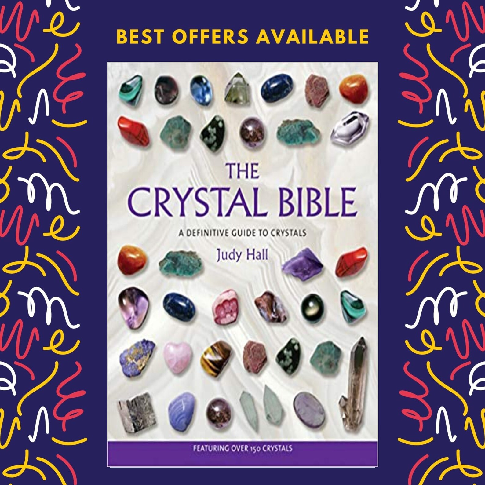 The Crystal Bible A Definitive Guide to Crystals Judi hall Etsy