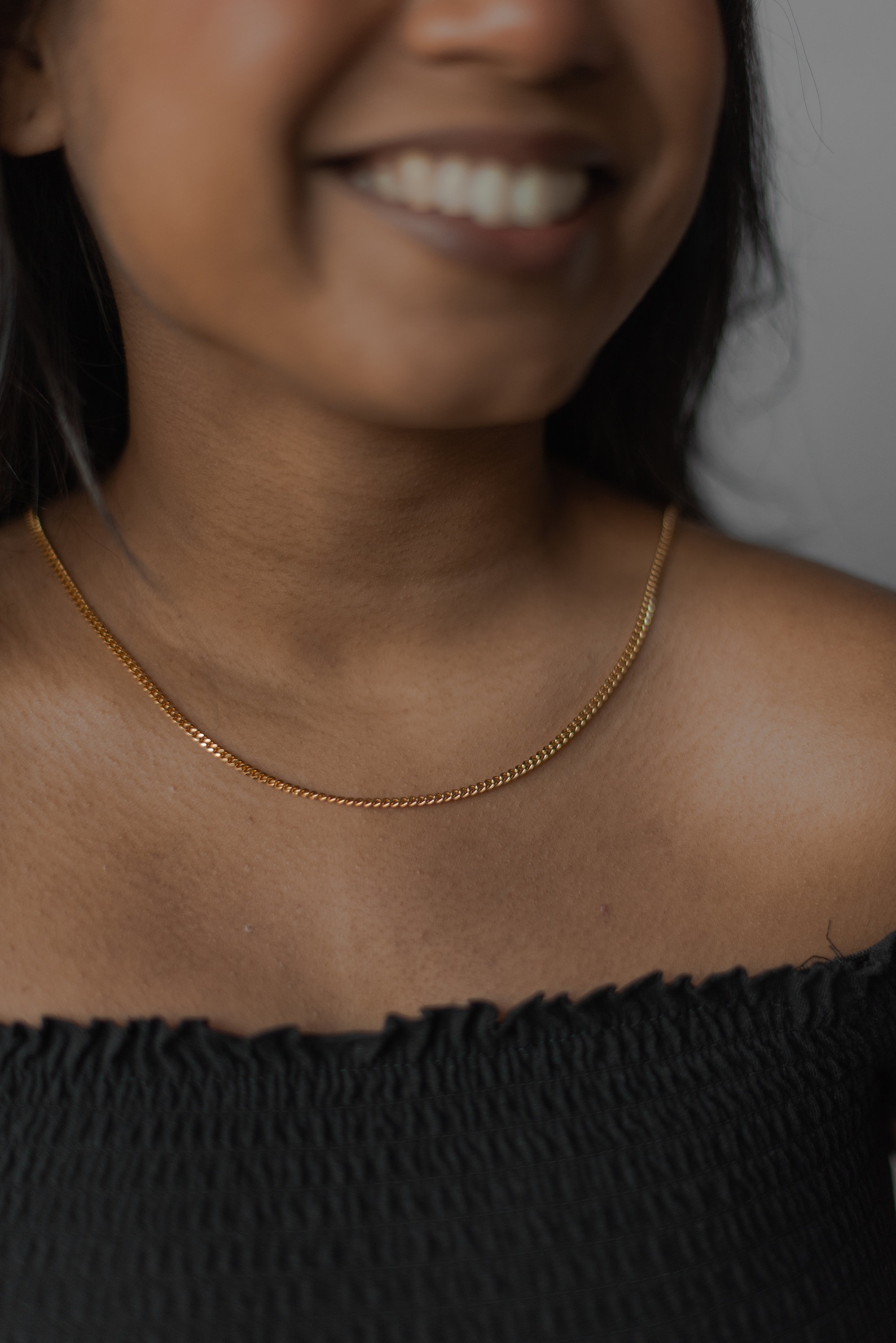 Handmade Drip Chain Necklace Customizable Length 24K Shiny Etsy