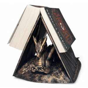 3D Printed Dragon Book Display: Fourth Wing Inspired Bookshelf Decor zdjęcie 3
