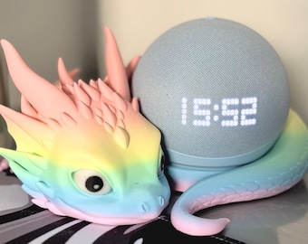 3D Printed Dragon Stand: Alexa Echo Dot 5th Gen PLA Holder