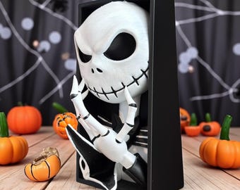 Skeleton Nightmare Book Nook: Spooky Halloween For Book Lover Gothic Christmas