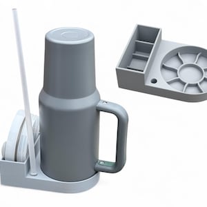 3D Printed Drying Holder Stand for 30 & 40 oz Cups (Single or Double) – The Perfect Countertop Organizer with Built-In Drip