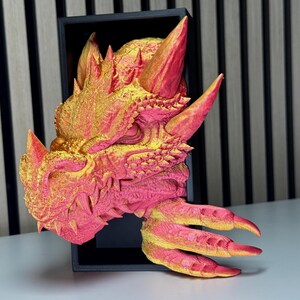 Dragon Book Nook : Fantasy Bookshelf Decor, ACOTAR Decor Fourth Wing Inspired image 4