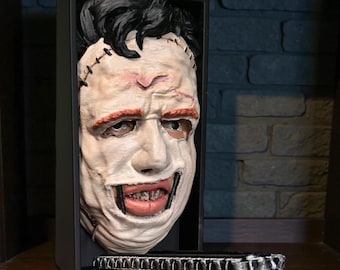 Leatherface Book Nook Insert – 3D Printed, Hand-Painted Horror Decor