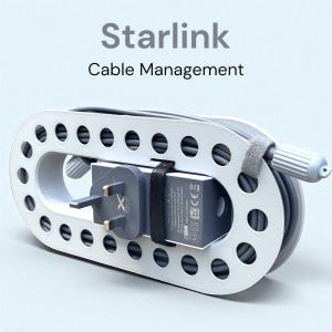 Starlink Mini Cable Reel: Compact Organizer + Protective End Caps