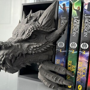 Dragon Book Nook : Fantasy Bookshelf Decor, ACOTAR Decor Fourth Wing Inspired image 5