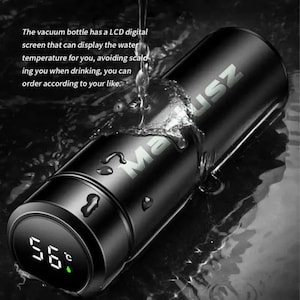 The vacuum bottle has a LCD digital screen that can display the water temperature for you, avoiding scalding you when drinking, you can order according to your like. Design is sleek and modern, highlighting the functionality and safety features.