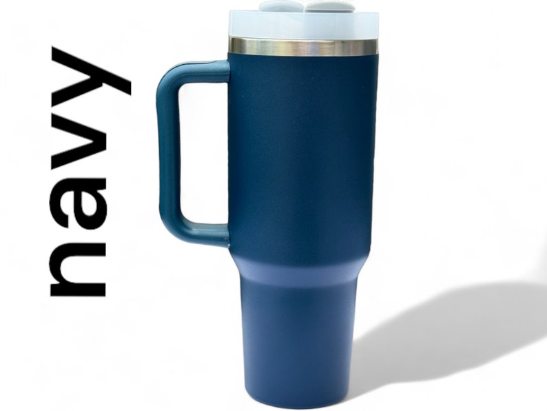 Velaris Starlight 40oz engraved cup with handle perfect gift for ACOTAR fan City Of Starlight Tumbler Fantasy Book Lover Gift Colour Navy