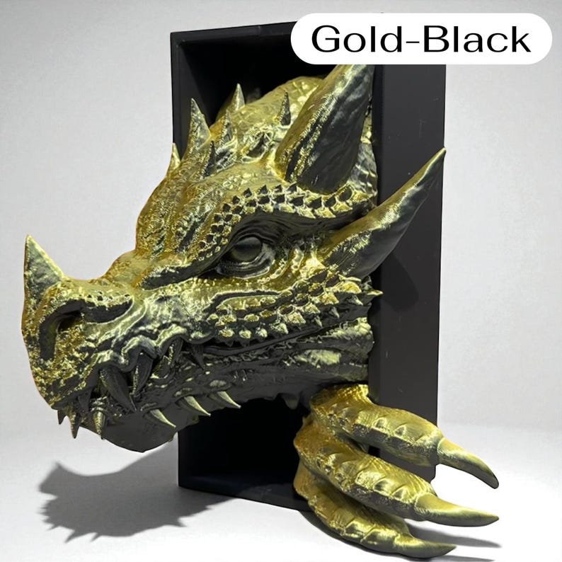 Dragon Book Nook : Fantasy Bookshelf Decor, ACOTAR Decor Fourth Wing Inspired image 7